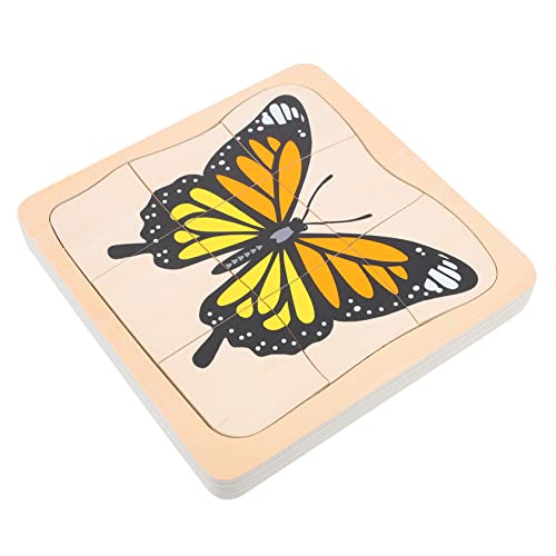 Abaodam 1 Satz Puzzle aufwachsen interaktives entwicklung holzspielsachen Kid Toys Fahrrad für Lebenszyklus Puzzlebrett aus Holz Bildungsspielzeug hölzern von Abaodam