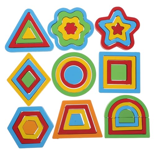 Abaodam Frühes Lernspielzeug Geometrisches Formsortierpuzzle Für Jungen Und Mädchen Kleinkinder Montessori-vorschul-lernspielzeug von Abaodam