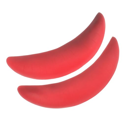 Abaodam 1 Satz Requisiten für den Umgang mit Menschen Schläger Lippenstift Kappe scherzen Rassel The Hallow Halloween mitgebsel großer Mund Rotlippen-Mund- Gummi von Abaodam