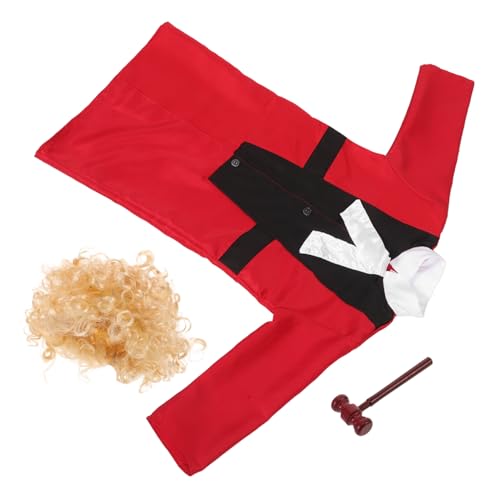 Abaodam 1 Satz Richterkostüm Richter Kostüm Richterrobe Richter Perücke Polyester Abaodam 1 Satz Richterkostüm Richter Kostüm Richterrobe Richter Perücke Polyester von Abaodam