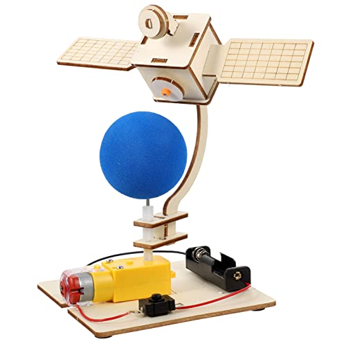 Abaodam Satellitenmodell Aus Holz Spielzeug Pädagogisches Satelliten-montageset Für Kinder Wissenschaft Für Kinder Bastelspielzeug Abaodam Satellitenmodell Aus Holz Spielzeug Pädagogisches Satelliten-montageset Für Kinder Wissenschaft Für Kinder Bastelspielzeug von Abaodam
