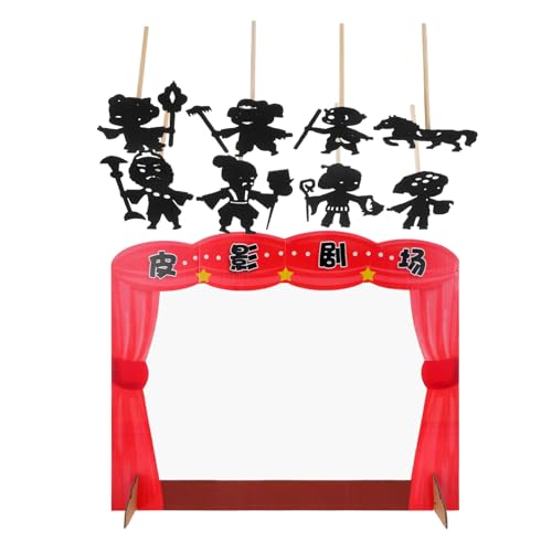 Abaodam 1 Satz Schattenpuppenspiel Spielzeugsets Weihnachts-Schattenpuppen für kinderspielzeug Puppen zum Geschichtenerzählen Puppensets für Geschichtenerzähler Holz Abaodam 1 Satz Schattenpuppenspiel Spielzeugsets Weihnachts-Schattenpuppen für kinderspielzeug Puppen zum Geschichtenerzählen Puppensets für Geschichtenerzähler Holz von Abaodam