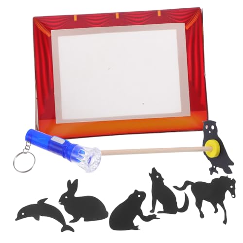 Abaodam 1 Satz Schattenspielspielzeug DIY Schattenspiel Schattenpuppen basteln für DIY-Welpen-Set Schattenpuppen Theater Schattenspielzeug Papier rot Abaodam 1 Satz Schattenspielspielzeug DIY Schattenspiel Schattenpuppen basteln für DIY-Welpen-Set Schattenpuppen Theater Schattenspielzeug Papier rot von Abaodam