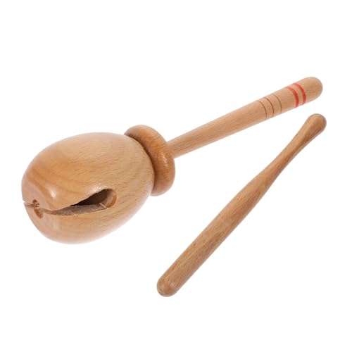 Abaodam 1 Set Holz-rhythmusblock Musikalische Spielzeugtrommeln Mit Trommelschlägeln Für Jungen Und Mädchen Pädagogische Schlaginstrumente von Abaodam