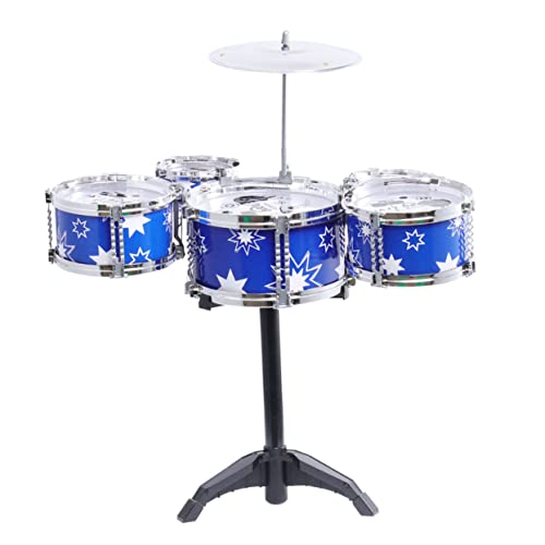 Abaodam 1 Satz Schlagzeug- Musikinstrumente Spielzeuge Musikspielzeug Musikalisches Trommelspielzeug Jazz-Drum- Rostfreier Stahl Blue Abaodam 1 Satz Schlagzeug- Musikinstrumente Spielzeuge Musikspielzeug Musikalisches Trommelspielzeug Jazz-Drum- Rostfreier Stahl Blue von Abaodam