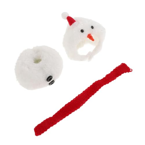 Abaodam 1 Satz Schneemann-Hut Hüte Mini winzig eisig Dekorationen Schal weihnachtsbasteln Festtagskleidung kleine Schneemannmützen zum Basteln Schneemann-Zubehör Plüsch Abaodam 1 Satz Schneemann-Hut Hüte Mini winzig eisig Dekorationen Schal weihnachtsbasteln Festtagskleidung kleine Schneemannmützen zum Basteln Schneemann-Zubehör Plüsch von Abaodam