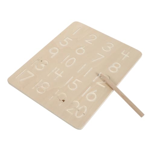 Abaodam 1 Satz Schreibübungstafel Puzzle- Nummernverfolgungstafel schreibtafel schreib Tablet Erkennungsspielzeug für Zahlenschreibtafel Lehrmittel Holz Abaodam 1 Satz Schreibübungstafel Puzzle- Nummernverfolgungstafel schreibtafel schreib Tablet Erkennungsspielzeug für Zahlenschreibtafel Lehrmittel Holz von Abaodam