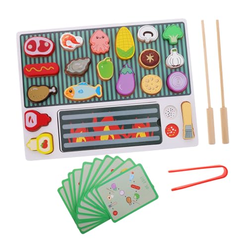Abaodam 1 Satz Simulations-Grillspielzeug für Kindergrill Rollenspiel kinderspielzeug BBQ Grillspielset für Babynahrung Partygeschenke Holz Abaodam 1 Satz Simulations-Grillspielzeug für Kindergrill Rollenspiel kinderspielzeug BBQ Grillspielset für Babynahrung Partygeschenke Holz von Abaodam