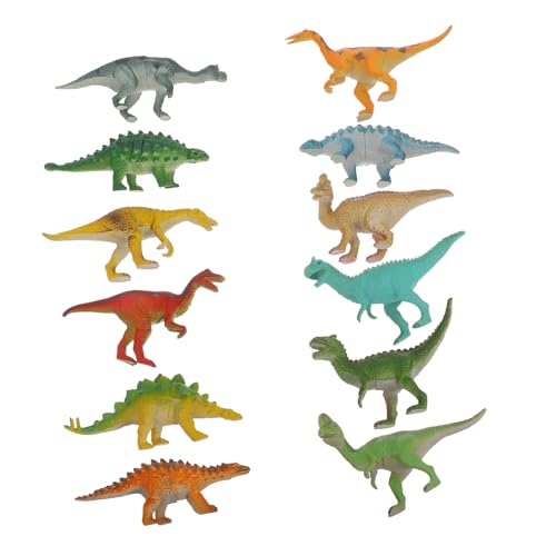 Abaodam Dinosaurier Spielzeug Satz für Kinder Realistische Simulationstierfiguren als Kognitionsspielzeug Tiermodelle für Spiel und Dekoration von Abaodam