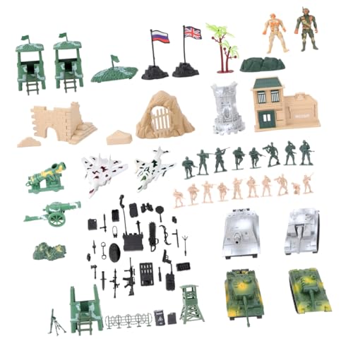 Abaodam 1 Set Simulierte Soldaten Modellarmee-actionfiguren Plastiksoldaten-spielzeugmodell Spielzeugsets Für Jungen Und Mädchen von Abaodam