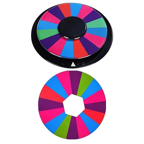 Abaodam 1 Satz Spiel Plattenspieler Rad Farbkreis Karte Spielplattenspieler Für Ktv Bar-trinkspiel Gebrauchswagen Barwagen Trinken Spielrotation Für Bar Im Freien Plastik von Abaodam