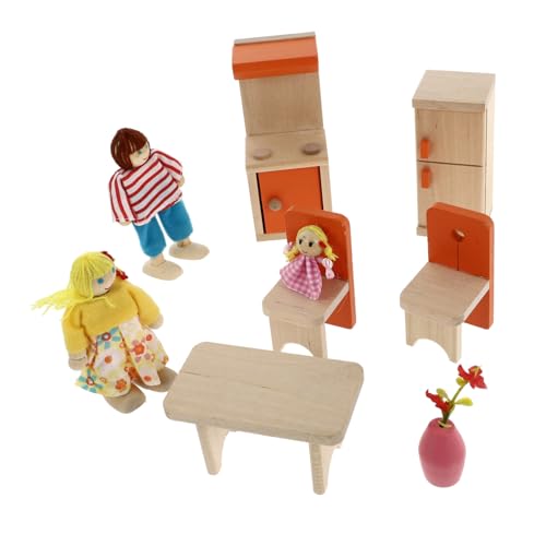 Abaodam Mini-küchenspielzeug-Set Emulationsmöbel Aus Holz Sicheres Kognitives Spielzeug Perfekt Zum Spielen Für Kinder Abaodam Mini-küchenspielzeug-Set Emulationsmöbel Aus Holz Sicheres Kognitives Spielzeug Perfekt Zum Spielen Für Kinder von Abaodam