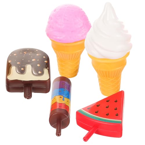 Abaodam 1 Satz Spielhaus-Set Realistisches Essen So Tun, Als Ob Essen Für Spielküchen-Dessert Probieren Essen Vorgeben Eisspielzeug Plastik Abaodam 1 Satz Spielhaus-Set Realistisches Essen So Tun, Als Ob Essen Für Spielküchen-Dessert Probieren Essen Vorgeben Eisspielzeug Plastik von Abaodam