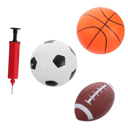Abaodam 1 Satz Spielzeugballkombination Kleinkinderball Hüpfball Für Kinderpuppen-sprungball Kleine Hüpfbälle Fußball Basketball-Spiele Bunter Basketball Hüpfbauer Kunststoff Abaodam 1 Satz Spielzeugballkombination Kleinkinderball Hüpfball Für Kinderpuppen-sprungball Kleine Hüpfbälle Fußball Basketball-Spiele Bunter Basketball Hüpfbauer Kunststoff von Abaodam
