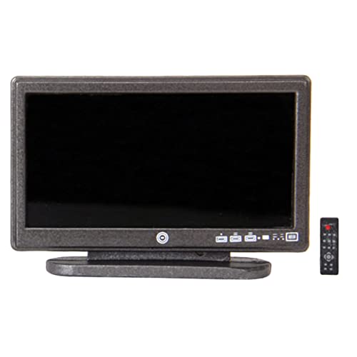 Abaodam 1 Satz Spielzeugmodell Eines Flachbildfernsehers Puppenhaus- -Requisite Für Desktop-Modell Mini- Desktop- Tv-Modell Plastik Grey Abaodam 1 Satz Spielzeugmodell Eines Flachbildfernsehers Puppenhaus- -Requisite Für Desktop-Modell Mini- Desktop- Tv-Modell Plastik Grey von Abaodam