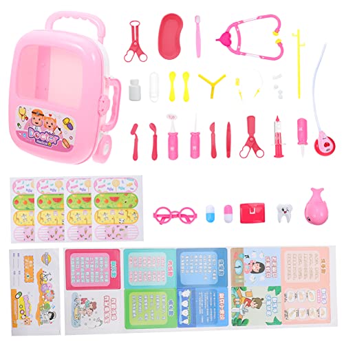 Abaodam 1 Satz Spielzeugset Entfernte Wandhalterung Dinge Tragbare Halterung Gefälscht Tragbares Spaß Waschbar Gaming-stühle Entwöhnung Kinderspielzeug Con Rosa Plastik von Abaodam