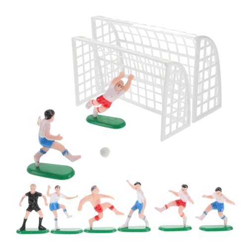 Abaodam Fußball Kuchenaufsatz Satz mit 9 Fußballspieler Figuren Kuchendekorationen Lebensmittelechtes Material für Jungen und Männer für Fußball Mottoparty Abaodam Fußball Kuchenaufsatz Satz mit 9 Fußballspieler Figuren Kuchendekorationen Lebensmittelechtes Material für Jungen und Männer für Fußball Mottoparty von Abaodam