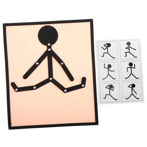 Abaodam 1 Satz Sportfigur interaktives für игрушки для девочек Stofftier kleinkinderspielzeug feinmotorisches Spiel Lernspielzeug für Tuch Black von Abaodam