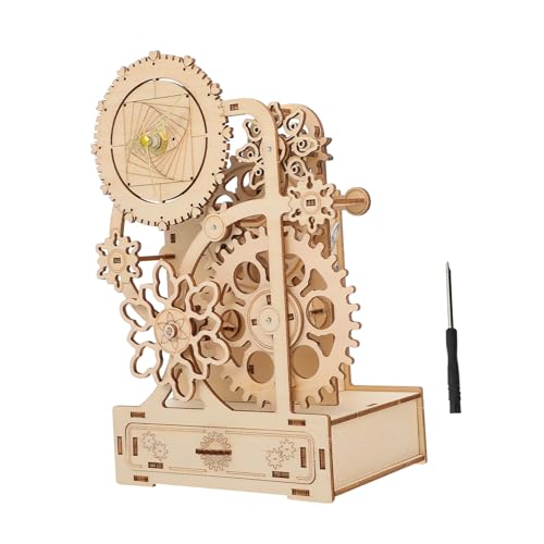 Abaodam 1 Satz Stifthalter aus Holz hühner spielsachen für Handmade Uhr-Bausatz selber Machen Puzzle DIY Schreibwarenbehälter DIY-Bleistiftbehälter aus Holz hölzern Brown von Abaodam