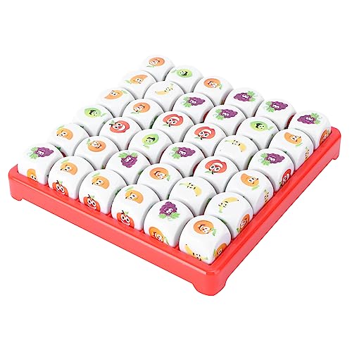 Abaodam Frucht Sudoku Spielzeug für Kinder Pädagogisches Brettspiel Interaktives Lernspiel für Mädchen Kompaktes Sudoku Brettspiel Fördert Logisches und Mathematische Fähigkeiten von Abaodam