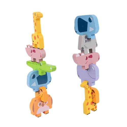 Abaodam 1 Satz Tier Türme Bausteine Poolspielzeug Für Kleinkindspielzeug Kleinkinder Spiele Eltern-Kind- Bildungsspielzeug Stapeln Holz Abaodam 1 Satz Tier Türme Bausteine Poolspielzeug Für Kleinkindspielzeug Kleinkinder Spiele Eltern-Kind- Bildungsspielzeug Stapeln Holz von Abaodam