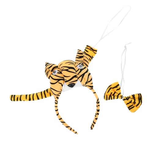 Abaodam 1 Satz Tigerkleid -Requisiten Halloween Tierkostüm -Cosplay Halloween-Tigerohren ausgestopfter Tigerplüsch Tiger Cosplay Stirnband Tigerkostüme Baumwolle Abaodam 1 Satz Tigerkleid -Requisiten Halloween Tierkostüm -Cosplay Halloween-Tigerohren ausgestopfter Tigerplüsch Tiger Cosplay Stirnband Tigerkostüme Baumwolle von Abaodam