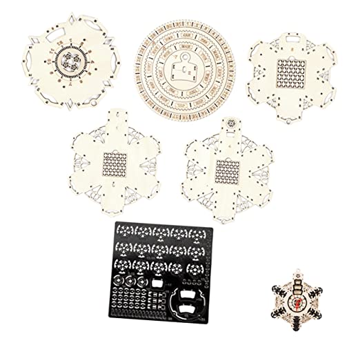 Abaodam 1 Satz Uhr Bausatz Aus Holz Tag Radio Modell Bausätze Batteriebetriebene Wanduhren Digital Wanduhren Für Wohnkultur Kalender Puzzle DIY-Uhr von Abaodam
