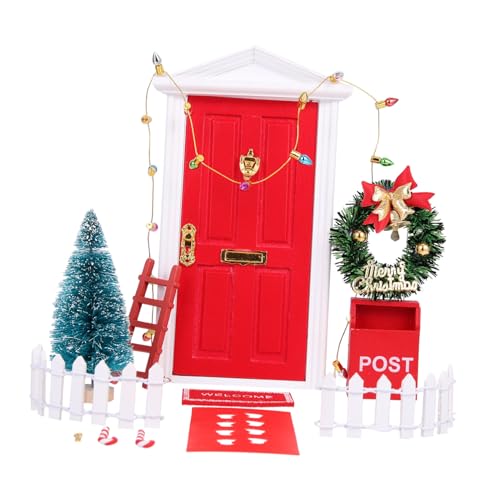 Abaodam Rotes Weihnachtsdekorationsset – Puppenhaus-Ornamente Für Weihnachtspuppen Bäume Weihnachts-miniaturdekor 1 Set Abaodam Rotes Weihnachtsdekorationsset – Puppenhaus-Ornamente Für Weihnachtspuppen Bäume Weihnachts-miniaturdekor 1 Set von Abaodam
