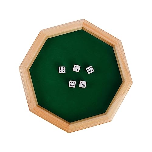 Abaodam 1 Satz Weinkampfspielzeug Unterhaltung für Erwachsene Bar-Würfelspielspielzeug gruppenspiele familienspiele boardgame Trinkspielwürfel Würfelspiel hölzern Green Abaodam 1 Satz Weinkampfspielzeug Unterhaltung für Erwachsene Bar-Würfelspielspielzeug gruppenspiele familienspiele boardgame Trinkspielwürfel Würfelspiel hölzern Green von Abaodam
