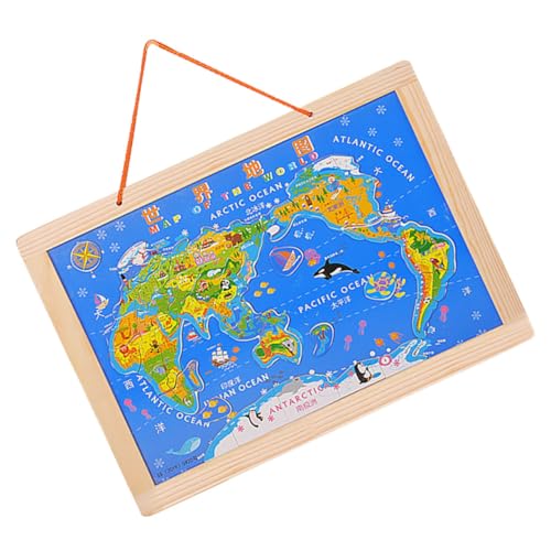 Abaodam 1 Satz Weltkartenspielzeug Für Bringen Sie Kleinkindern Eine Weltkarte Bei Kinderkarte Rätsel Für Karte Von China Kartenrätsel China Karte Karten Für Hölzern von Abaodam