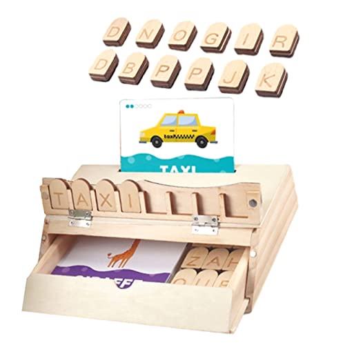 Abaodam 1 Satz Wortbuchstabierspielzeug Kinderbuchstabe Kognitives Kleinkind-Puzzle Lernen Lernspielzeug Für Das Englische Alphabet Lernspielzeug Für Holz Abaodam 1 Satz Wortbuchstabierspielzeug Kinderbuchstabe Kognitives Kleinkind-Puzzle Lernen Lernspielzeug Für Das Englische Alphabet Lernspielzeug Für Holz von Abaodam