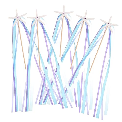 Abaodam 5stücke Handheld Feenstäbe Mit Ribbons Dekorative Zauberstäbe Für Mädchen Für Cosplay Partys Und Hochzeiten Kreative Spielzeuge Für Kleine Feenliebhaber Abaodam 5stücke Handheld Feenstäbe Mit Ribbons Dekorative Zauberstäbe Für Mädchen Für Cosplay Partys Und Hochzeiten Kreative Spielzeuge Für Kleine Feenliebhaber von Abaodam