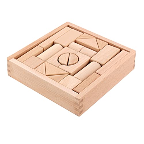 Abaodam Ineinander Greifende Bausteine für Kinder Holzklötze 22-teilig Pädagogisches Frühlernspielzeug Sicher Zum Beißen Für Partys Abaodam Ineinander Greifende Bausteine für Kinder Holzklötze 22-teilig Pädagogisches Frühlernspielzeug Sicher Zum Beißen Für Partys von Abaodam