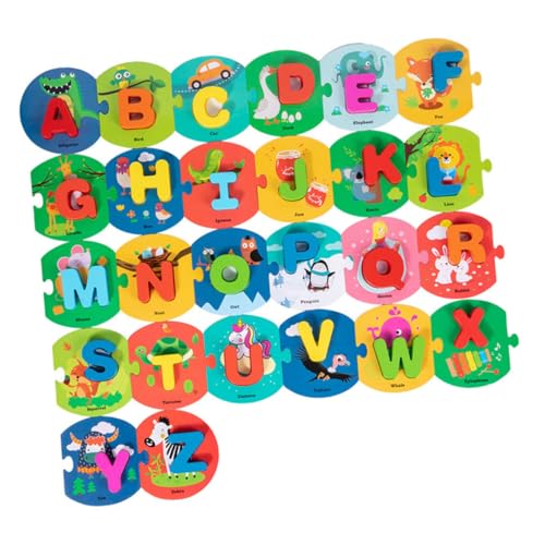 Abaodam Pädagogisches Holzspielzeug Buchstabenzuordnung Für Kinder Englisch-lernspielzeug Für Kinder Schaumstoff-Buchstaben-Puzzle Abaodam Pädagogisches Holzspielzeug Buchstabenzuordnung Für Kinder Englisch-lernspielzeug Für Kinder Schaumstoff-Buchstaben-Puzzle von Abaodam
