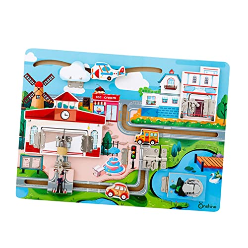Abaodam Lernspielzeug-Set Zum Freischalten Der Kognitiven Spielzeugtafel Für Jungen Und Mädchen (Muster Jungen Mädchen) von Abaodam