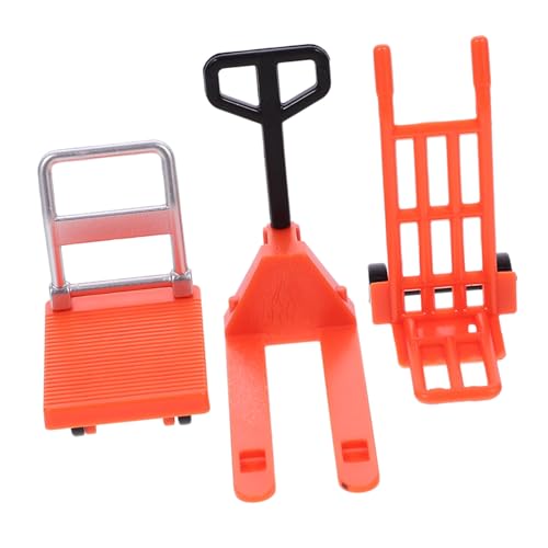 Abaodam Konstruktionsspielzeug-Set – Mini-Gabelstapler Plattformwagen Handseilzug – Ideales Für Jungen Und Mädchen von Abaodam