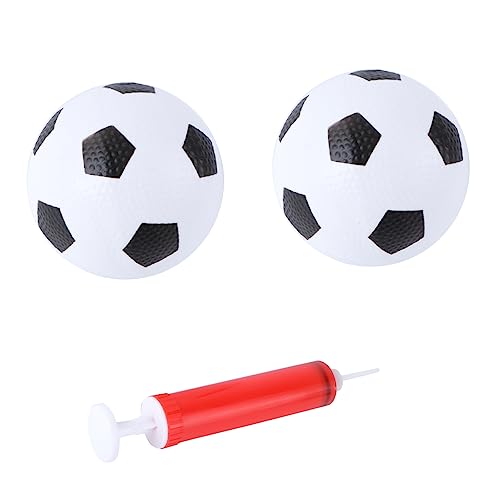 Abaodam Fußballpumpen-Set Für Kinder 2 Mini-fußball Und 1 Pumpe Schaumstoff-fußballspielzeug Lernspielzeug Für Jungen Und Mädchen von Abaodam