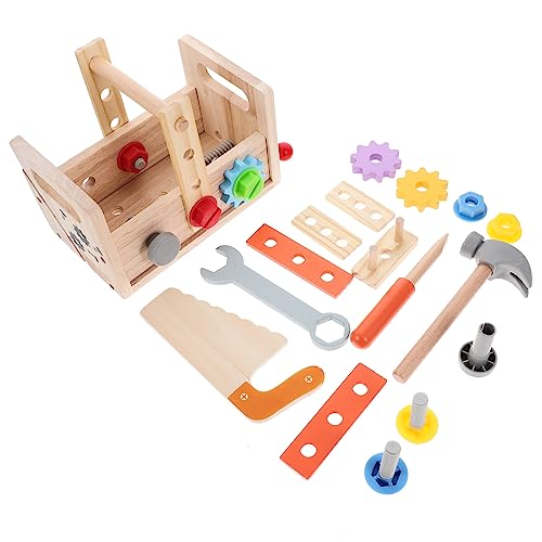 Abaodam Pädagogisches Lernspielzeug Für Kinder Werkzeugset Für Kinder Realistische Werkzeuge Für Kreatives Und Fantasievolles Spielen von Abaodam