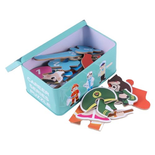 Abaodam 1 Schachtel Puzzles aus Holz Spielset für Kinder Puzzleblöcke aus Holz Reisespielzeug Rätsel Spielzeuge Lernspielzeug Puzzles für Kinder hölzern magischer Würfel Reisen Bambus von Abaodam