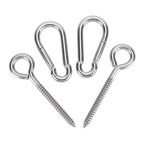Abaodam Schaukelhaken-Set Federhaken Befestigungszubehör Für Schaukeln Hängesessel Und Hängemattenschaukeln Abaodam Schaukelhaken-Set Federhaken Befestigungszubehör Für Schaukeln Hängesessel Und Hängemattenschaukeln von Abaodam