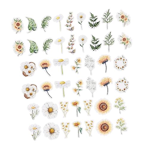 Abaodam 3er-Set Mit Gänseblümchen-transferaufklebern – Rub-transferaufkleber – Dekorative Blumenaufkleber – Perfekt Für Geburtstagsdekorationen Und Scrapbooks von Abaodam