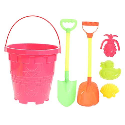 Abaodam 1 Set 6 Teiliges Strandeimer Kinderspielzeug Für Strandspielset Sandaushubwerkzeug Strand Sandkastenspielzeug Strandspielzeug Sandspielzeug Pädagogisches Aus Kunststoff von Abaodam