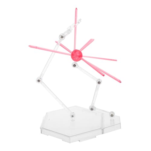 Abaodam 1 Set Actionfigurenständer mit Sockel, leichte Display-Unterstützung für Sammlerstücke, einfache Montage, Modellstütze für Puppenfiguren, hohe Stabilität, Rack mit Effekten von Abaodam