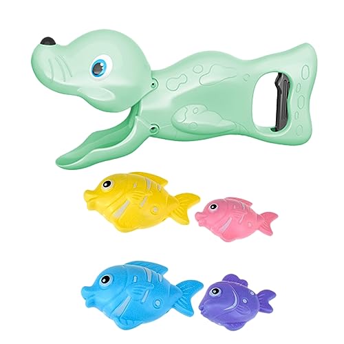 Abaodam Niedliches Badespielzeug-Set Mit Fischen Fischfangspiel Lustiges Badespielzeug Für Kleinkinder von Abaodam