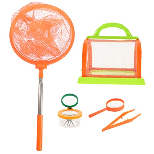 Abaodam 1 Set Beobachtungsset Fangset Käfig Für Elektro Explorer Fliegendes Nachfüll Critter Elektro Für Stoff Orange von Abaodam