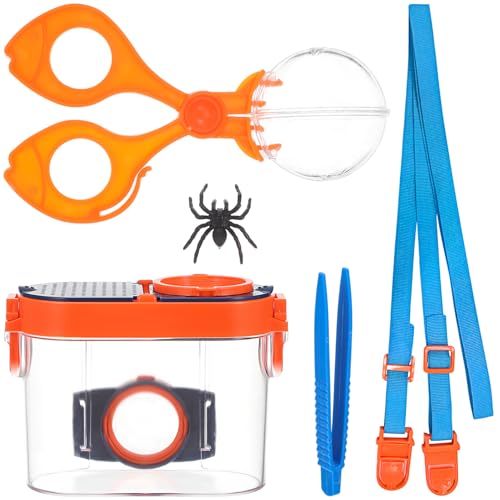 Abaodam 1 Set Insektenlupenglas High-Definition-betrachtungsbox Atmungsaktiver Behälter für Jungen und Mädchen Abaodam 1 Set Insektenlupenglas High-Definition-betrachtungsbox Atmungsaktiver Behälter für Jungen und Mädchen von Abaodam