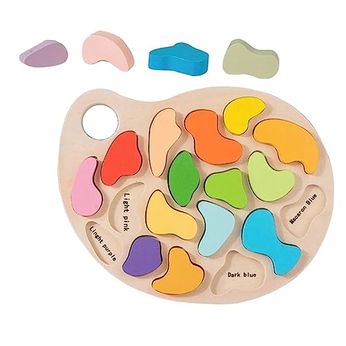 Abaodam 1 Set Color Matching Board Kids Matching Game Kids Color Cognitive Toy Kids Formen Passendes Spielzeug von Abaodam