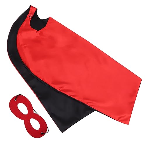 Abaodam 1 Set Cosplay-Kostüm für Doppelumhang mit Augenmaske für Halloween, bequem für Partys, einfach zu tragen und wiederverwendbar von Abaodam