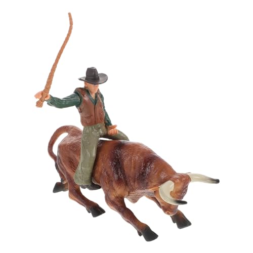 Abaodam 1 Set Cowboy Modell Chap Plüsch Stierkampfreiter Figur Cowgirl Bull Actionfigur Bauernhoftier Kühe Bullenspielzeug Vieh Bullenreitspielzeug Figur Cowboys Stierkämpfer Rodeo Harz Abaodam 1 Set Cowboy Modell Chap Plüsch Stierkampfreiter Figur Cowgirl Bull Actionfigur Bauernhoftier Kühe Bullenspielzeug Vieh Bullenreitspielzeug Figur Cowboys Stierkämpfer Rodeo Harz von Abaodam