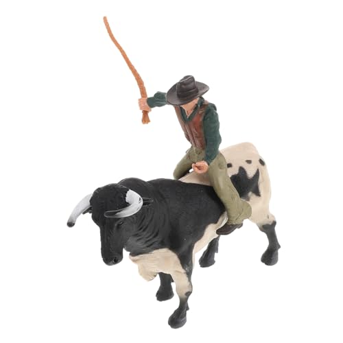 Abaodam 1 Set Cowboy Modell Stierfigur Kuhspielzeug Stierornament Stierdekoration Stierkampfstatue Stierfotoornament Rodeo Actionfiguren Stiere Mit Realistischer Stierstütze Abaodam 1 Set Cowboy Modell Stierfigur Kuhspielzeug Stierornament Stierdekoration Stierkampfstatue Stierfotoornament Rodeo Actionfiguren Stiere Mit Realistischer Stierstütze von Abaodam